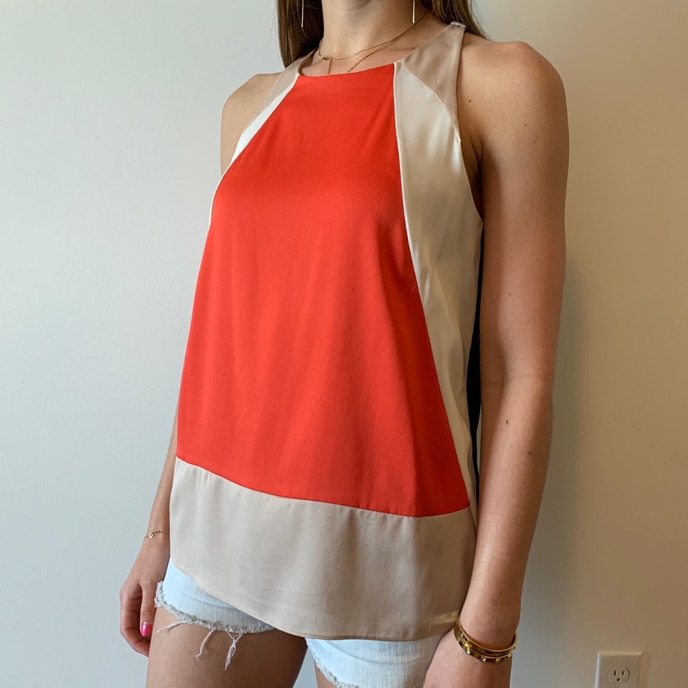 Ann Taylor multi-color blouse